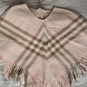 Burberry wool/cashmere poncho